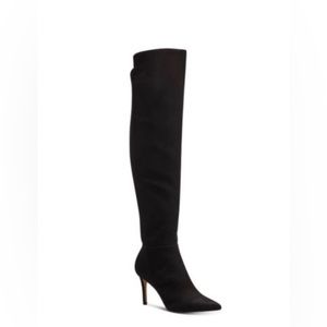 Jessica Simpson over the knee black boots